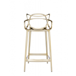 Masters stool Metal, zlatá, NOVÁ