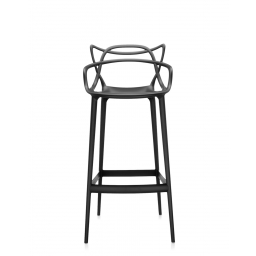 Masters stool 75, černá, z expozice  černá 