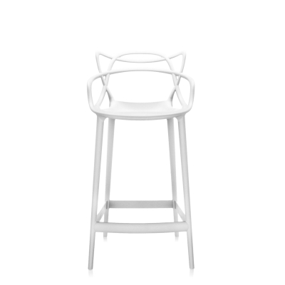 Masters stool 65, bílá, NOVÁ