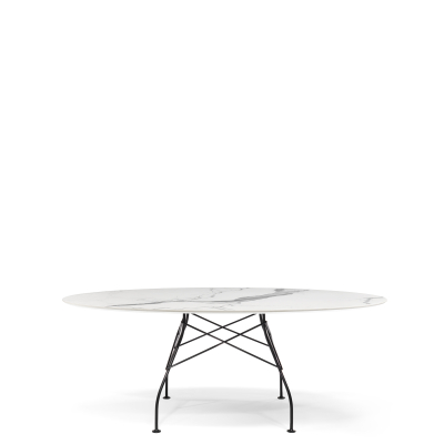 Glossy Marble finish ovál                    