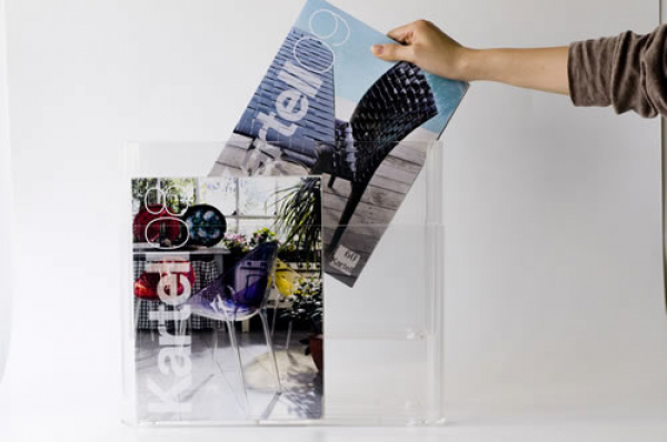 Magazine Rack transparentní
