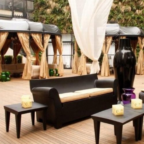 Bubble Club Sofa světle šedá