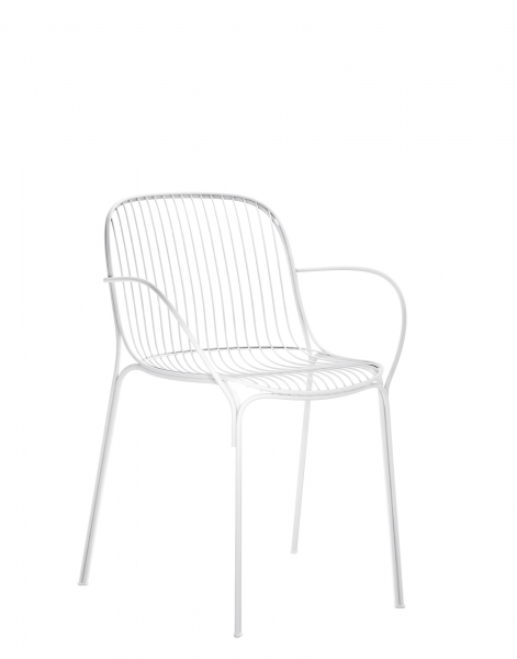 HiRay židle s područkou - Hiray židle bílá